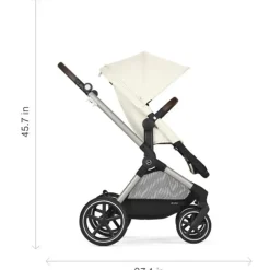 Cybex - Eos Lux 2-In-1 Stroller, Seashell Beige Online