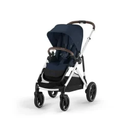 Cybex - Gazelle S 2 Double Stroller Bundle, Ocean Blue/Silver Frame Best