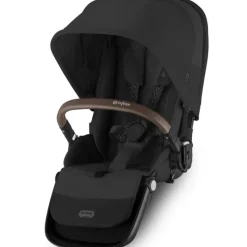 Cybex - Gazelle S 2 Segundo Assento, Preto Lua com Moldura Prateada Best