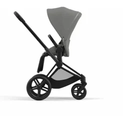 Cybex - Priam4, Matte Black/Black + Soho Grey Seat Pack Outlet