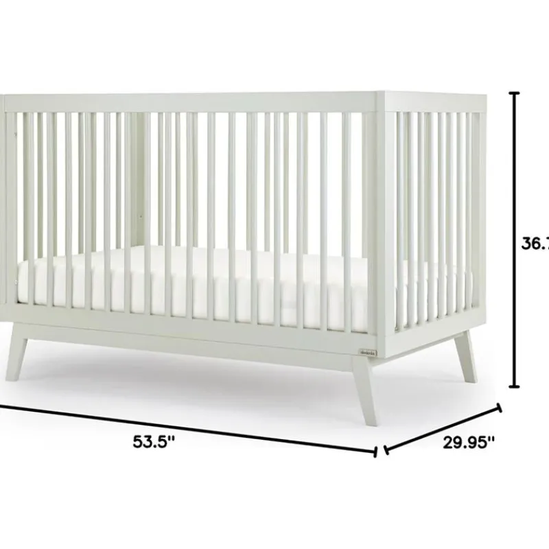dadada__baby_soho_in_conv_SKUpMdxQc0O_5.webp Dadada Furniture Dadada - Baby Soho 3-in-1 Convertible Wooden Crib to Toddler Bed, Sage Outlet