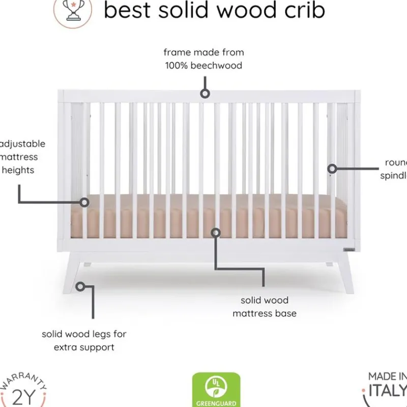 dadada__bero_conversvel___SKUKxS0YDIv_5.webp Dadada Furniture Dadada - Berço Conversível 3 em 1 Soho, Branco Best