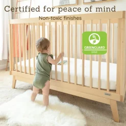 Dadada Furniture Dadada - Berço conversível 3 em 1 Baby Soho em cama infantil, natural Sale