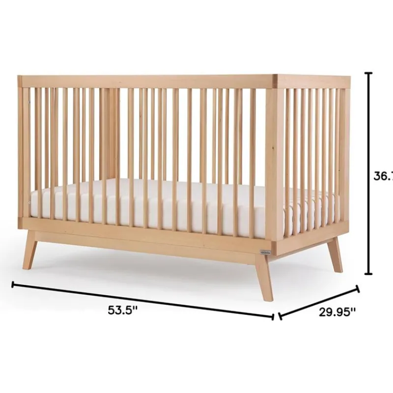 dadada__bero_conversvel___SKULfdvHMeq_5.webp Dadada Furniture Dadada - Berço conversível 3 em 1 Baby Soho em cama infantil, natural Sale