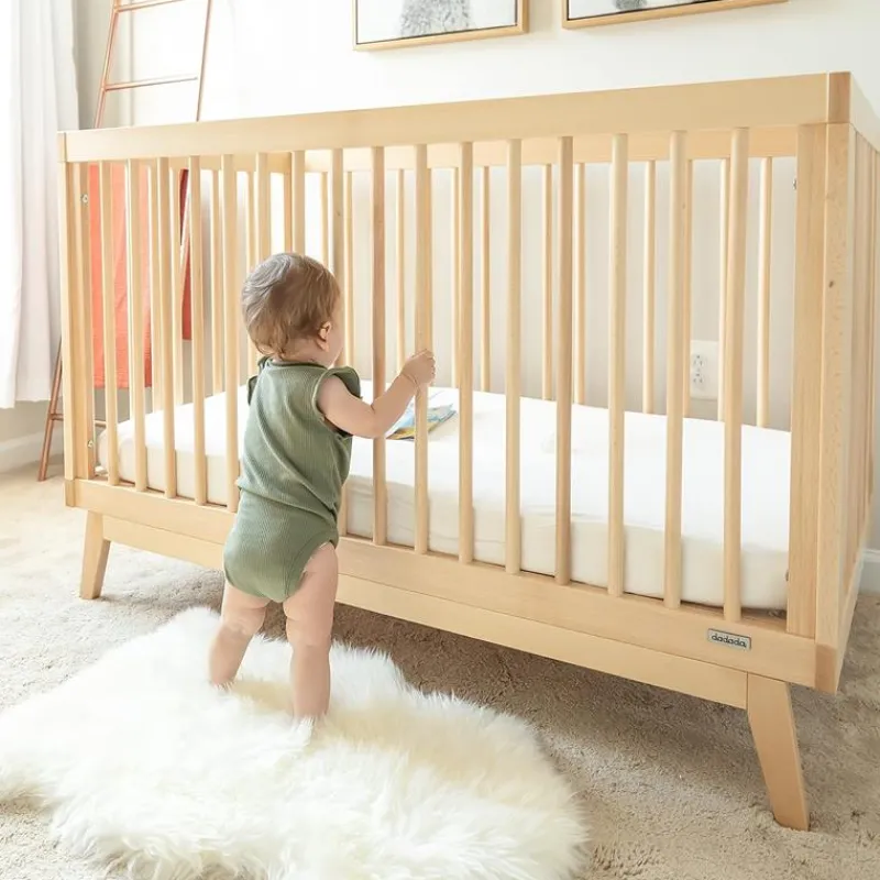 dadada__bero_conversvel___SKULfdvHMeq_6.webp Dadada Furniture Dadada - Berço conversível 3 em 1 Baby Soho em cama infantil, natural Sale