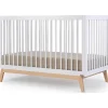 Dadada Furniture Dadada - Berço conversível 3 em 1 Baby Soho em cama de criança, branco/natural Fashion