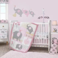 Lambs u0026 Ivy Decalques de parede Eloise Originals para dormir, rosa/cinza Sale