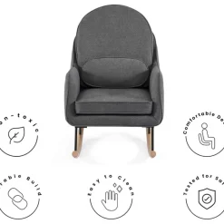 Delta - Ella Rocker With Livesmart Evolve Fabric Sale
