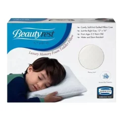 Delta Children - Almofada luxuosa de espuma viscoelástica para crianças Beautyrest KIDS Hot