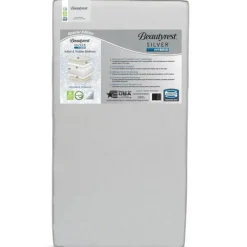 Delta Children - Berço híbrido e colchão infantil Beautyrest Silver Special Edition Discount