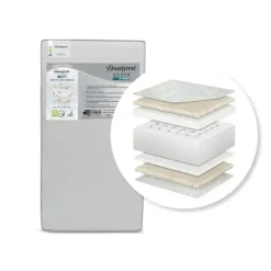 Delta Children - Berço híbrido e colchão infantil Beautyrest Silver Special Edition Discount