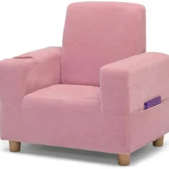 Delta Children - Cadeira infantil estofada Gap, rosa blush Online