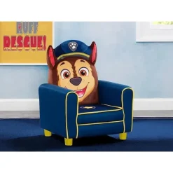 Delta Children - Cadeira infantil estofada figurativa, Nick Jr. PAW Patrol Chase Fashion