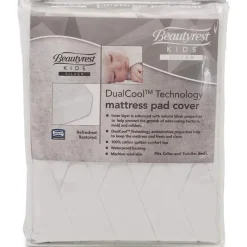 Delta Children - Capa protetora para berço de bebê ajustada Beautyrest, branca New
