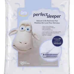 Delta Children - Colchão de berço acolchoado de luxo Serta Perfect Sleeper, branco Hot