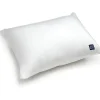 Delta Children - Gap babyGap Toddler Pillow com 2 capas refrescantes, listras brancas/cinza Online