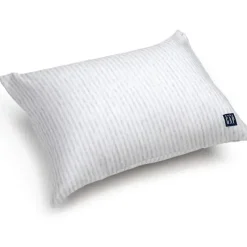 Delta Children - Gap babyGap Toddler Pillow com 2 capas refrescantes, listras brancas/cinza Online
