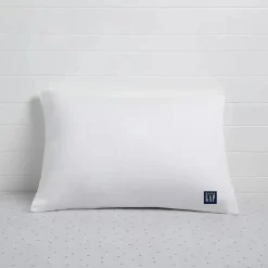 Delta Children - Gap babyGap Toddler Pillow com 2 capas refrescantes, listras brancas/cinza Online