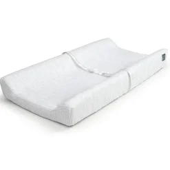 Delta Children - Trocador Gap BabyGap Contoured com capa refrescante, listra cinza New