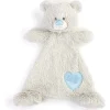 Demdaco - Birthstone Azul e Cinza, Urso Cobertor de Pelúcia Dezembro Hot