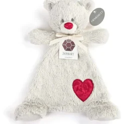Demdaco - Birthstone Color Garnet e Grey, Stuffed Animal Blankie Bear Janeiro Hot