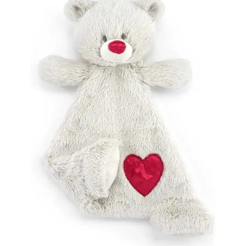 Demdaco - Birthstone Color Garnet e Grey, Stuffed Animal Blankie Bear Janeiro Hot