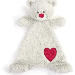 Demdaco - Birthstone Color Garnet e Grey, Stuffed Animal Blankie Bear Janeiro Hot