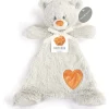 Demdaco - Birthstone Cor Citrino e Cinza, Bicho de Pelúcia Cobertor Urso Novembro Sale