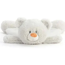 Demdaco - Birthstone Cor Citrino e Cinza, Bicho de Pelúcia Cobertor Urso Novembro Sale