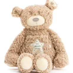 Demdaco - Brinquedo de pelúcia marrom Fuzzy Sweet Dreams Bear Best