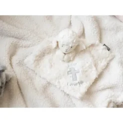 Demdaco - Lamb Rattle Blankie Best