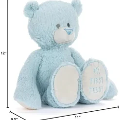 Demdaco - My First Teddy Bear 16, Blue Clearance