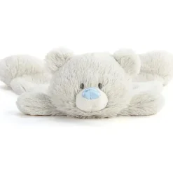 Demdaco - Pedra de nascimento cor água-marinha e cinza, cobertor de pelúcia de urso março New