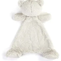 Demdaco - Pedra de nascimento cor água-marinha e cinza, cobertor de pelúcia de urso março New