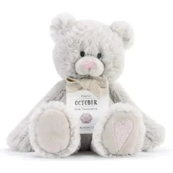 Demdaco - Urso de pelúcia de pedra de aniversário de outubro Best