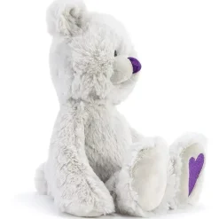 Demdaco - Urso de pelúcia de fevereiro Birthstone Fashion