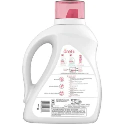 Tender Kisses Detergente Líquido para Roupas Dreft para Bebês Recém-nascidos - 64 Cargas - 100 Fl Oz Hot
