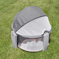 Fisher-Price Domo para bebês em movimento da Fisher Price, espaço de recreação para bebês e local para cochilar, moinho de vento rosado Clearance