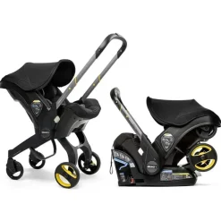 Doona - Cadeira auto infantil com base e carrinho, Nitro Black Outlet