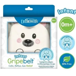 Dr. Brown's Dr Brown - Gripebelt infantil para alívio de cólicas, envoltório de barriga aquecido, ouriço, 0-3m Online