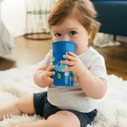 Dr. Brown's Dr Brown - Milestones Cheers 360 Transition Sippy Cup, jacaré azul e cobra turquesa, 10 onças, pacote com 2 Online
