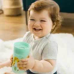 Dr. Brown's Dr Brown - Milestones Cheers 360 Transition Sippy Cup, jacaré azul e cobra turquesa, 10 onças, pacote com 2 Online