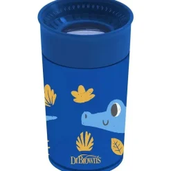 Dr. Brown's Dr Brown - Milestones Cheers 360 Transition Sippy Cup, jacaré azul e cobra turquesa, 10 onças, pacote com 2 Online