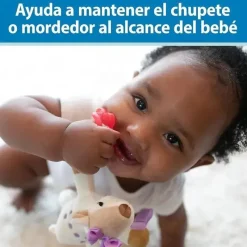 Dr. Brown's Dr Brown - Porta-chupeta e mordedor Baby Lovey, girafa com HappyPaci verde, 0-6m Outlet