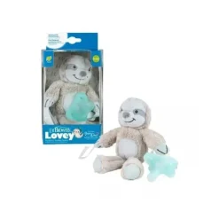 Dr. Brown's Dr. Brown - Porta-chupeta e mordedor Lovey com chupeta de silicone HappyPaci, preguiça Sale