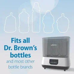Dr. Brown's Dr. Brown - Sterilizer And Dryer W/ Air Filter (Plus Extra Filter), Gray Hot