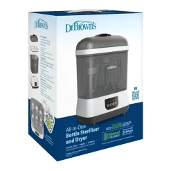 Dr. Brown's Dr. Brown - Sterilizer And Dryer W/ Air Filter (Plus Extra Filter), Gray Hot
