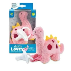 Dr. Brown's Dr. Brown - Suporte de chupeta Baby Lovey e prendedor de mordedor, dinossauro Discount