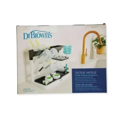 Dr. Brown's Dr Brown - Torre de secagem, rack de secagem vertical, secagem de mamadeiras de bancada com armazenamento organizado New