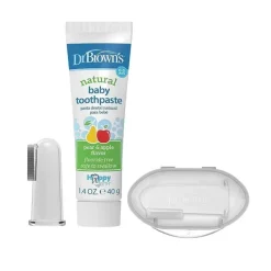 Dr. Brown's Dr. Brown's - 2 unidades de escova de dedo de silicone com pasta de dente Online